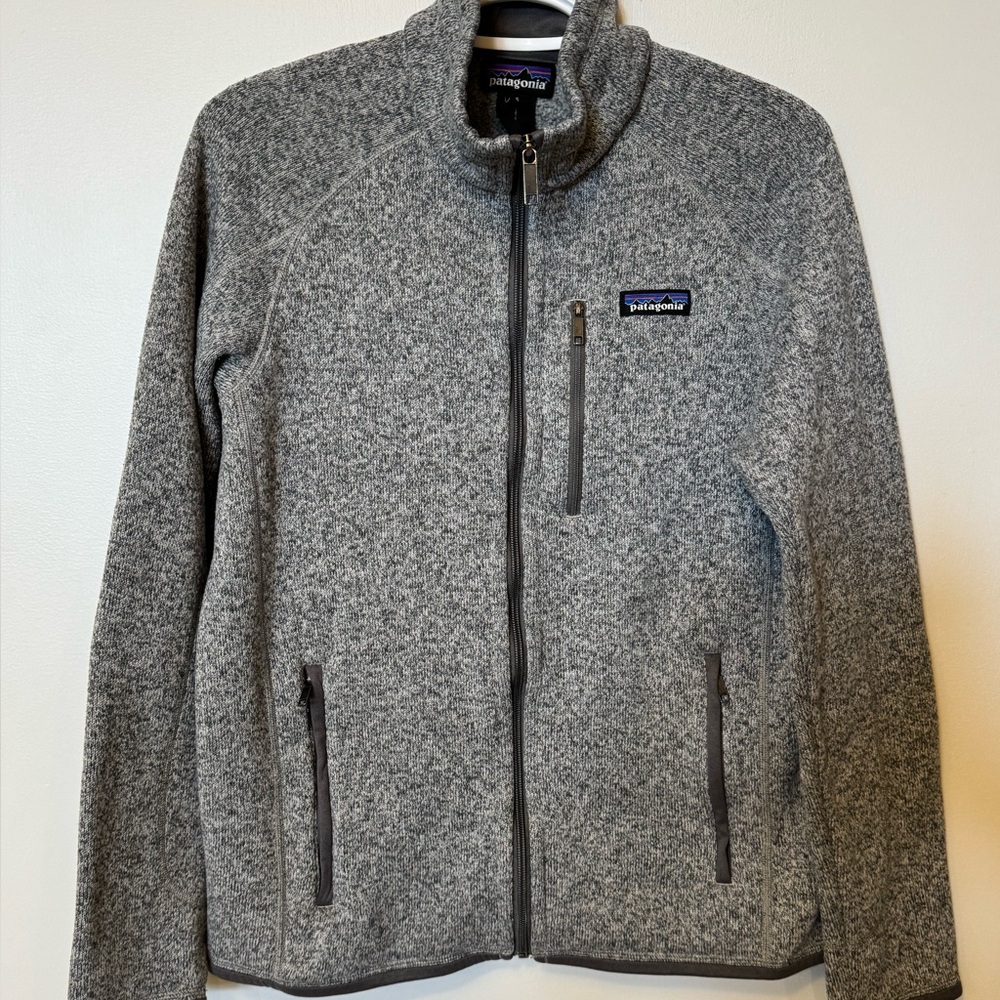 Patagonia Gray Better Sweater Full-Zip Fleece Jacket